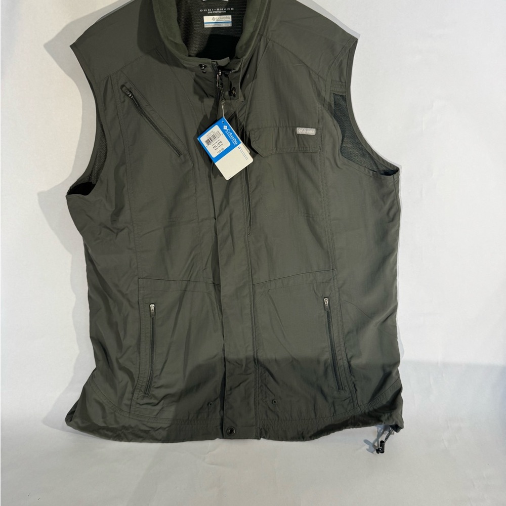 Columbia Gray Omni-Shade Vest, XXL, NWT